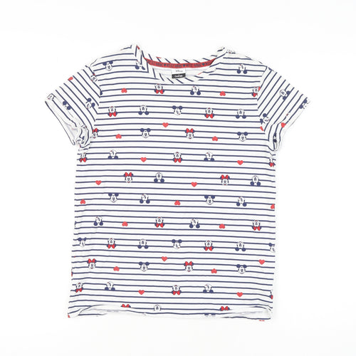 George Women’s White Cartoon T-Shirt Pyjama 8