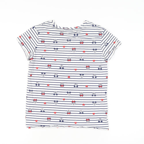 George Women’s White Cartoon T-Shirt Pyjama 8