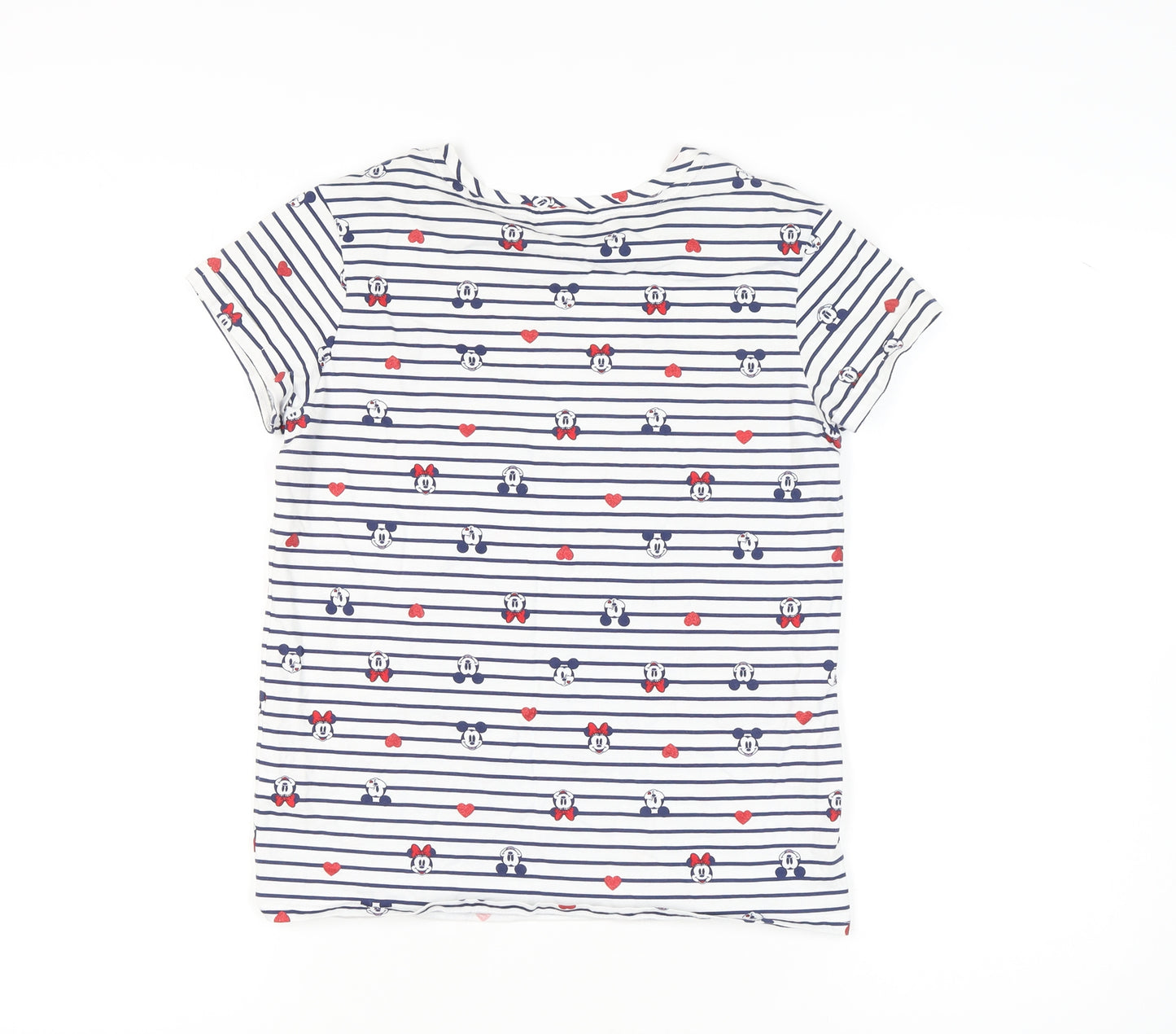 George Women’s White Cartoon T-Shirt Pyjama 8