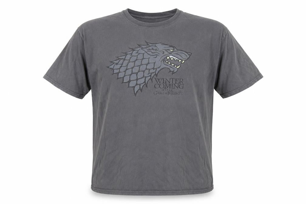 Game of Thrones Men's Grey Stark XL T-Shirt