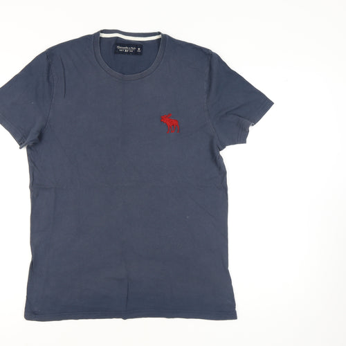 Abercrombie & Fitch Men's Blue M Crew Neck T-Shirt
