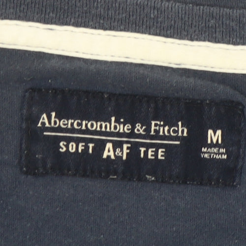 Abercrombie & Fitch Men's Blue M Crew Neck T-Shirt
