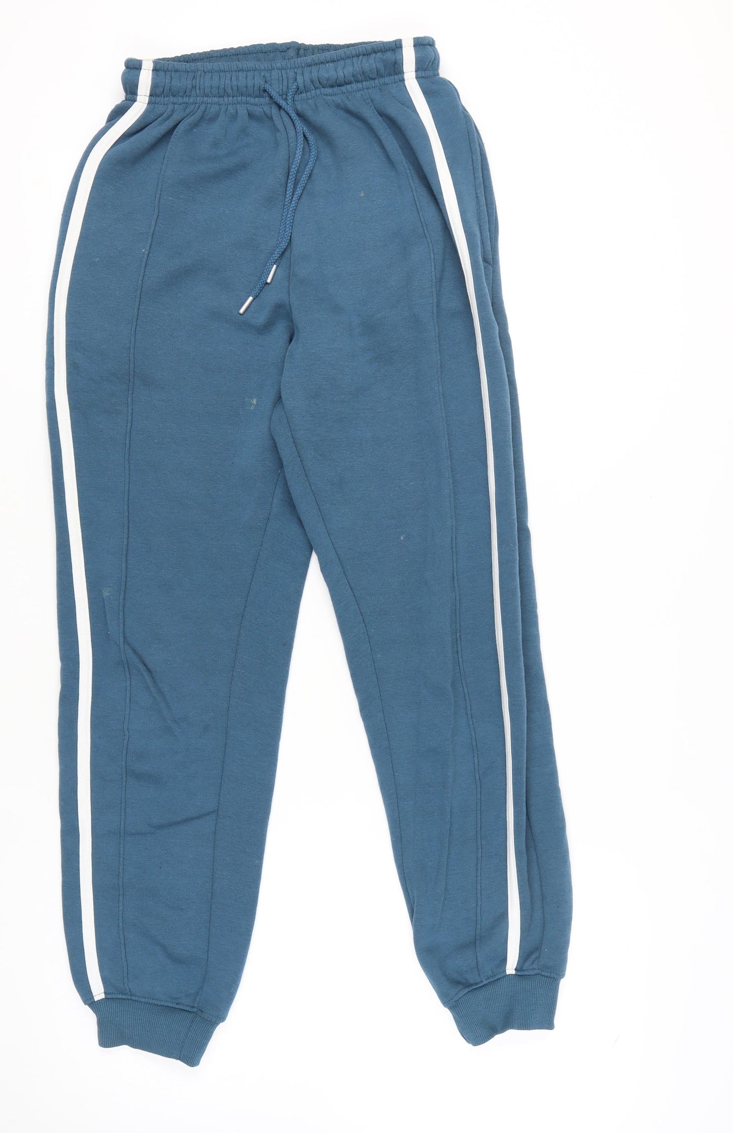 PrettyLittleThing Women's Blue Jogger Trousers Size 6