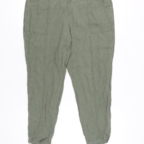 Old Navy Women's Green Jogger Trousers Sz M