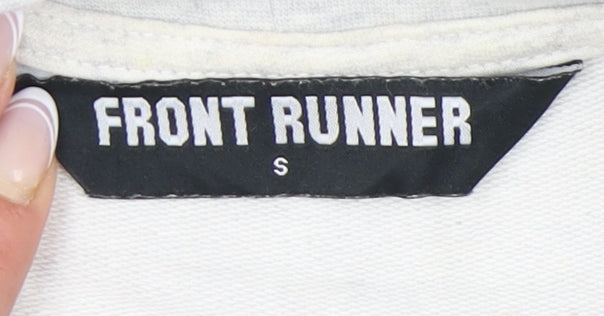 Front Runner Men's White Sports T-Shirt Small
