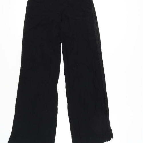 H&M Women's Black Trousers Size 8 for Casual Wear