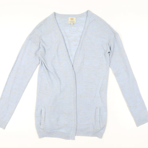 River Island Women's Blue Cardigan V-Neck Size 8
