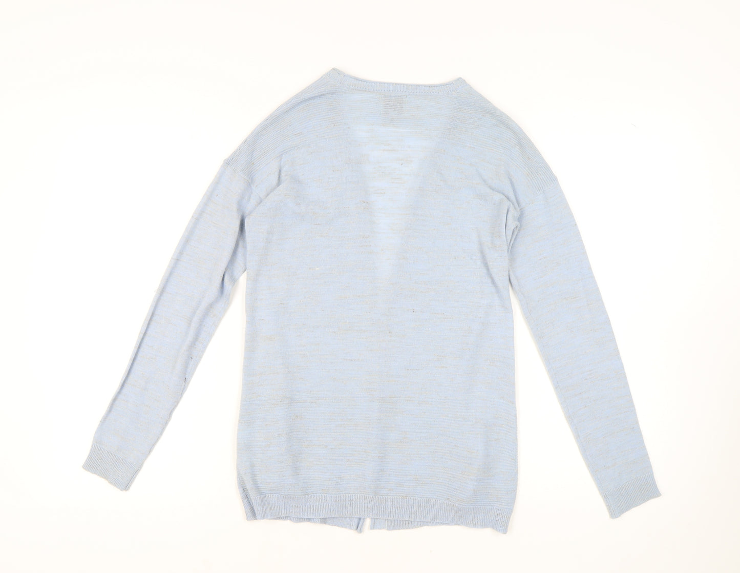 River Island Women's Blue Cardigan V-Neck Size 8