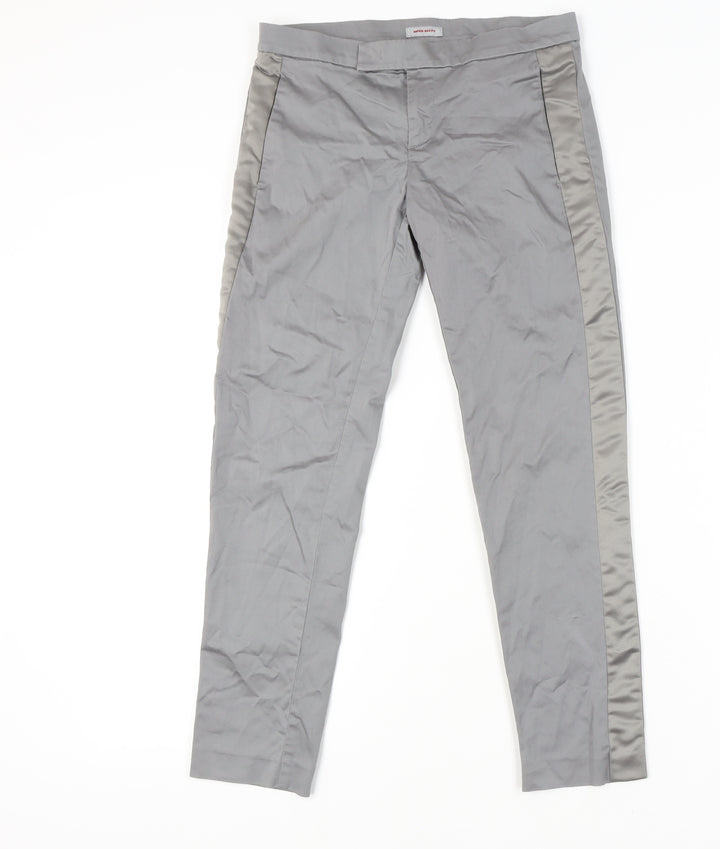 Miss Sixty Women's Grey Slim Trousers, Size 24