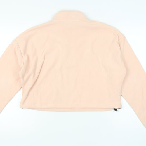 HI-TEC Women's Beige 1/4 Zip Fleece Sweatshirt Size 12