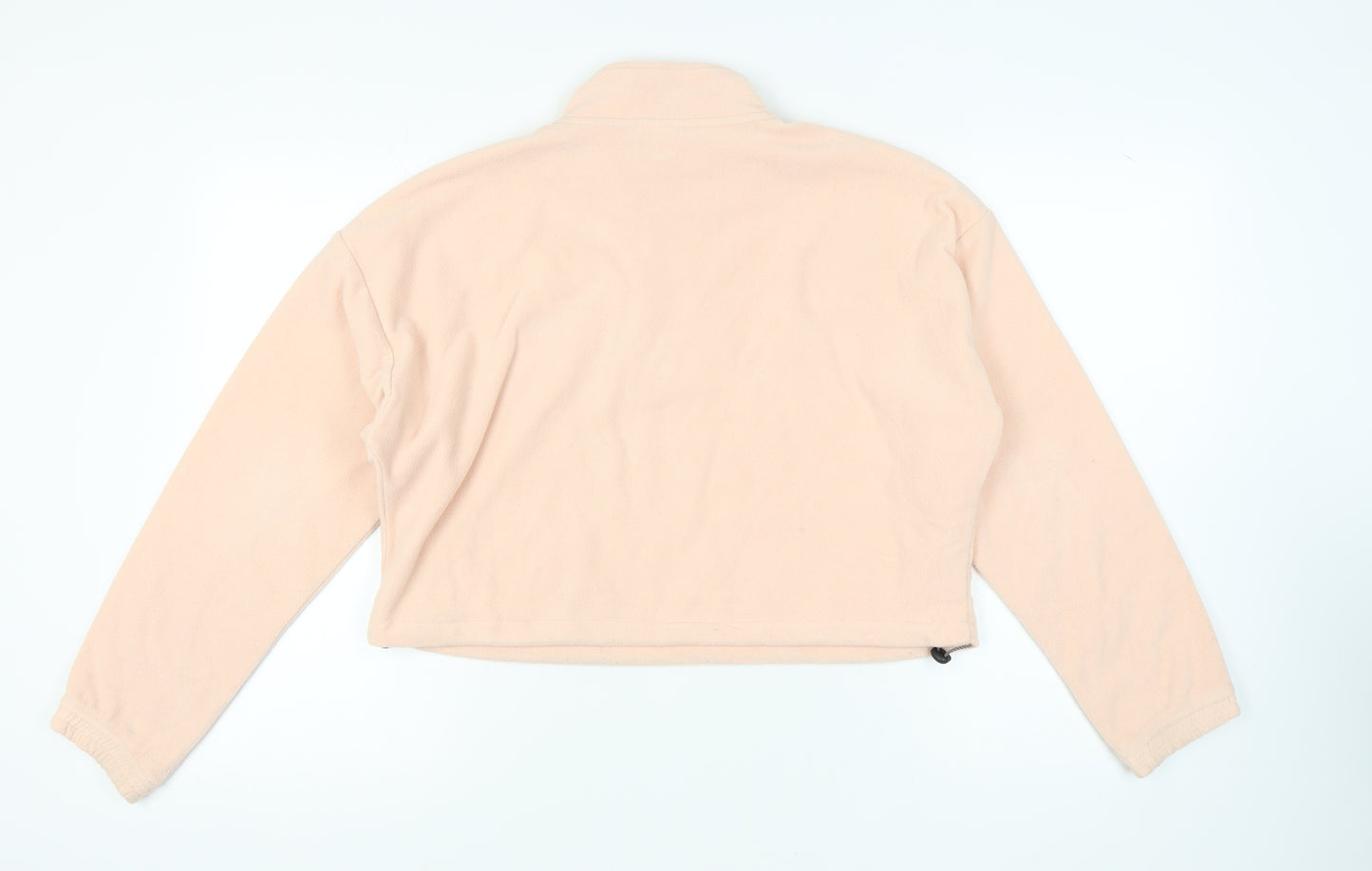 HI-TEC Women's Beige 1/4 Zip Fleece Sweatshirt Size 12