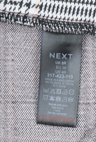 Next Women's Grey Houndstooth Leggings
