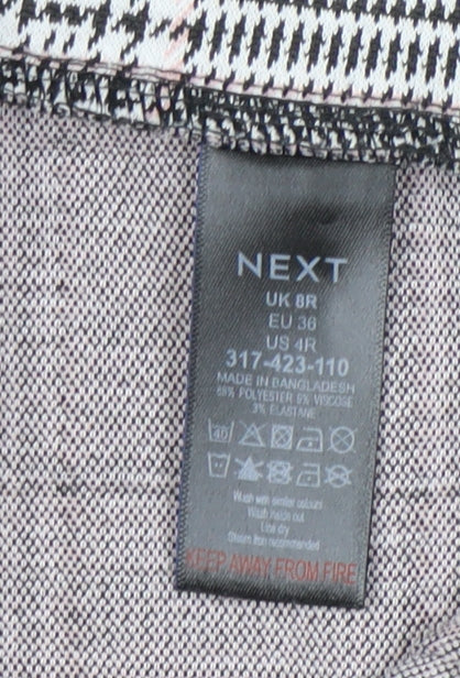 Next Women's Grey Houndstooth Leggings