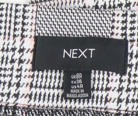 Next Women's Grey Houndstooth Leggings