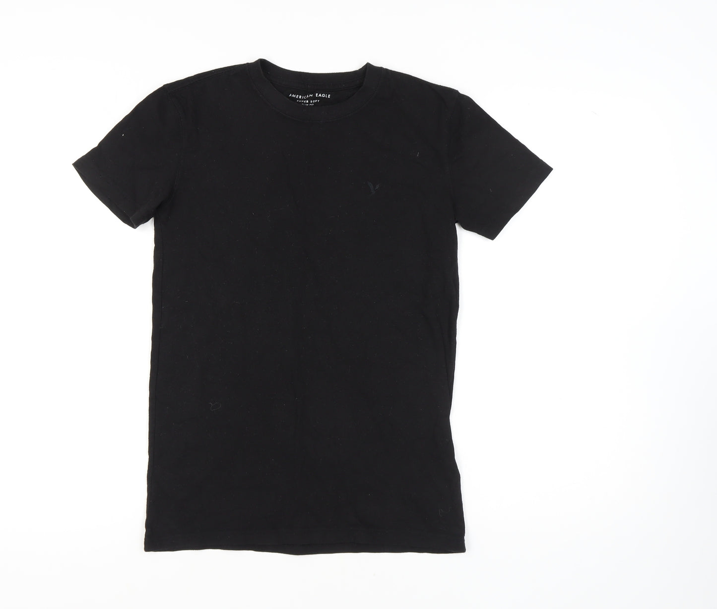 American Eagle Men's XS Black Slim Fit T-Shirt