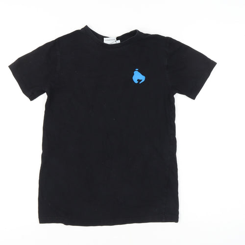 Money Boys Black Logo T-Shirt, Short Sleeve, Size 11-12