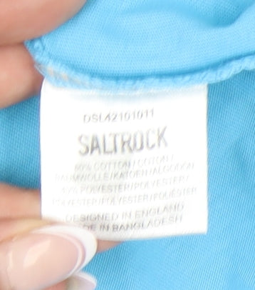 Saltrock Girls Blue Surf Tank Dress, 14 Years, Beach Style