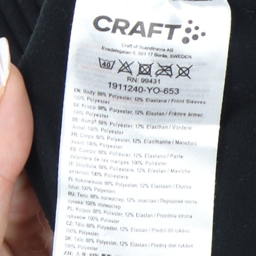 Craft Women's Black Full Zip Jacket Size S
