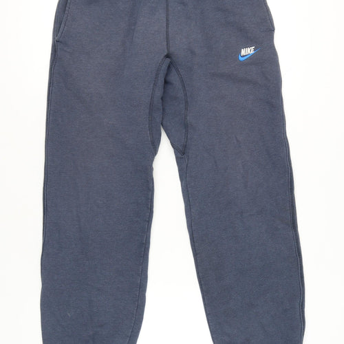 Nike Men's Blue Sweatpants Size S Gym and Training