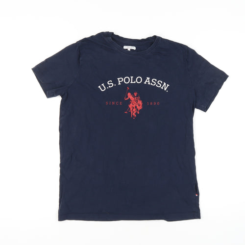 U.S. Polo Assn. Boys Blue Graphic T-Shirt (15-16 Years)