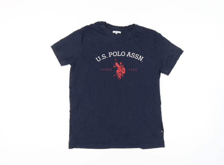 U.S. Polo Assn. Boys Blue Graphic T-Shirt (15-16 Years)