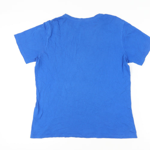 Carrera Blue Men's Medium Retro Graphic T-Shirt
