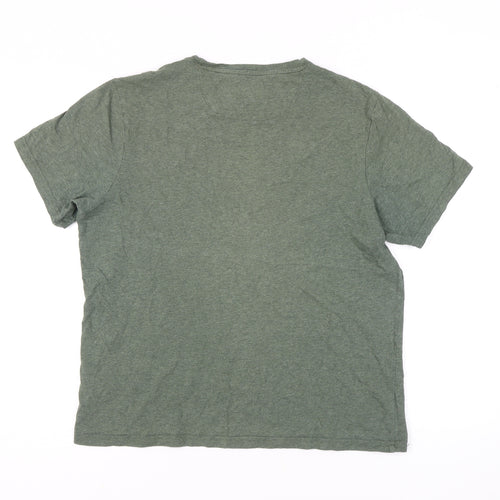 Farah Men's Green Short Sleeve Crew Neck T-Shirt L