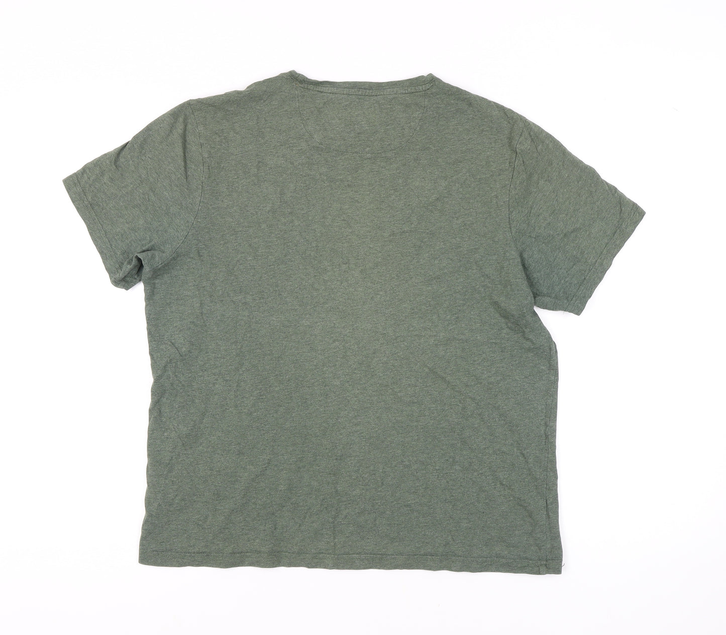 Farah Men's Green Short Sleeve Crew Neck T-Shirt L