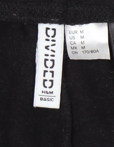 H&M Women's Black Sweatpants Medium Elastic Waist