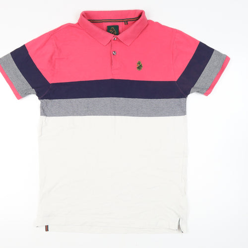 Luke Sport Men's Multicoloured Polo Shirt XL