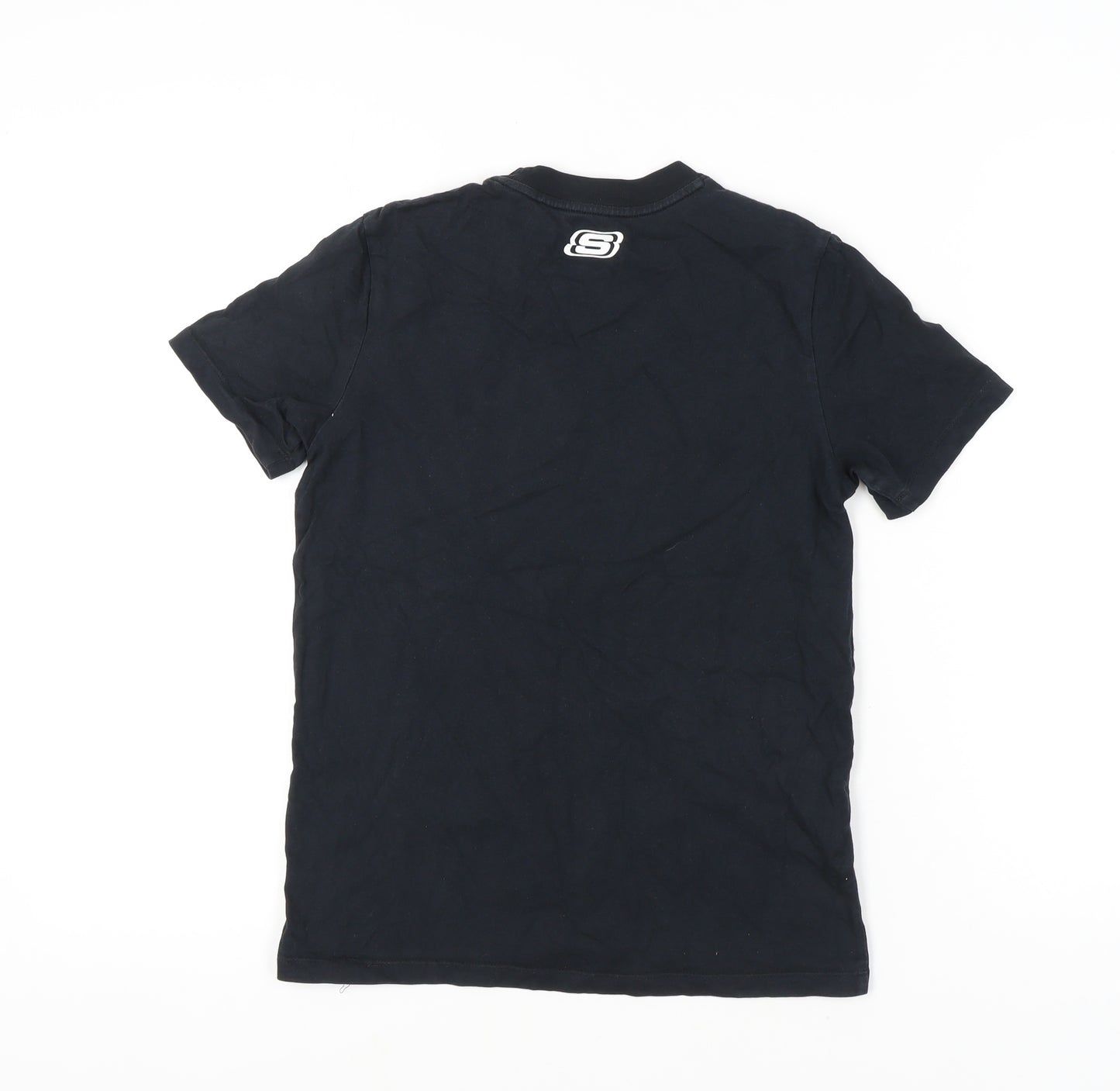 Skechers Unisex Black T-Shirt XS Lightweight Basic