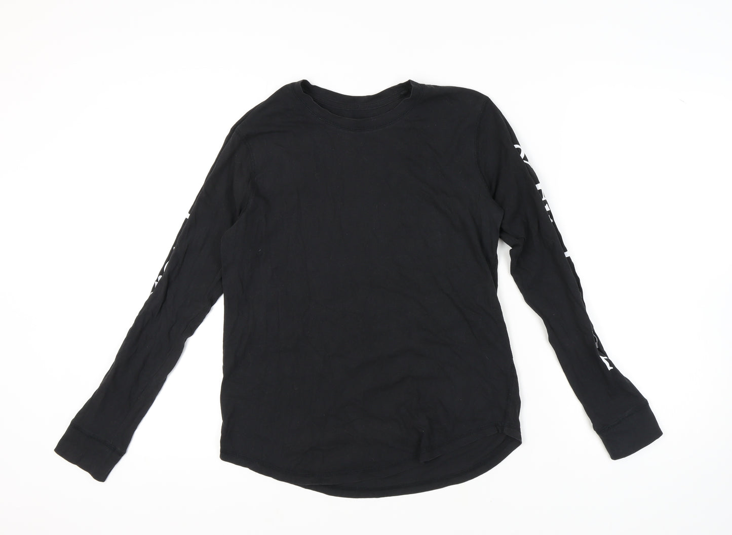 Abercrombie & Fitch Men's Black Crew Neck T-Shirt, Size S