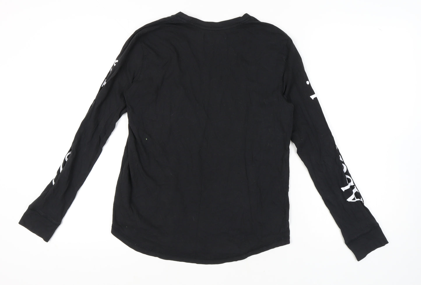 Abercrombie & Fitch Men's Black Crew Neck T-Shirt, Size S