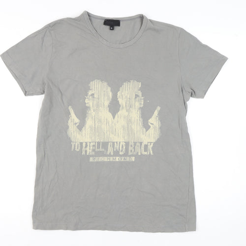 Richmond Denim Grey Graphic Print XL T-Shirt