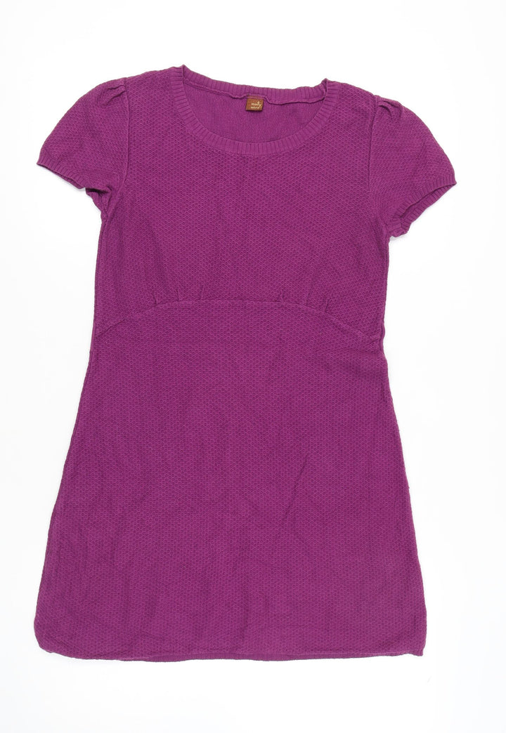Molly Anne Purple Cotton Women's Dress M