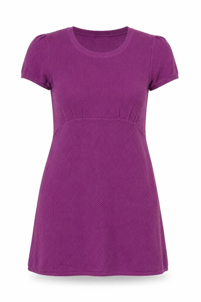 Molly Anne Purple Cotton Women's Dress M