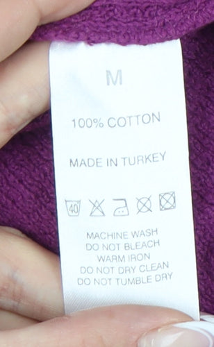 Molly Anne Purple Cotton Women's Dress M