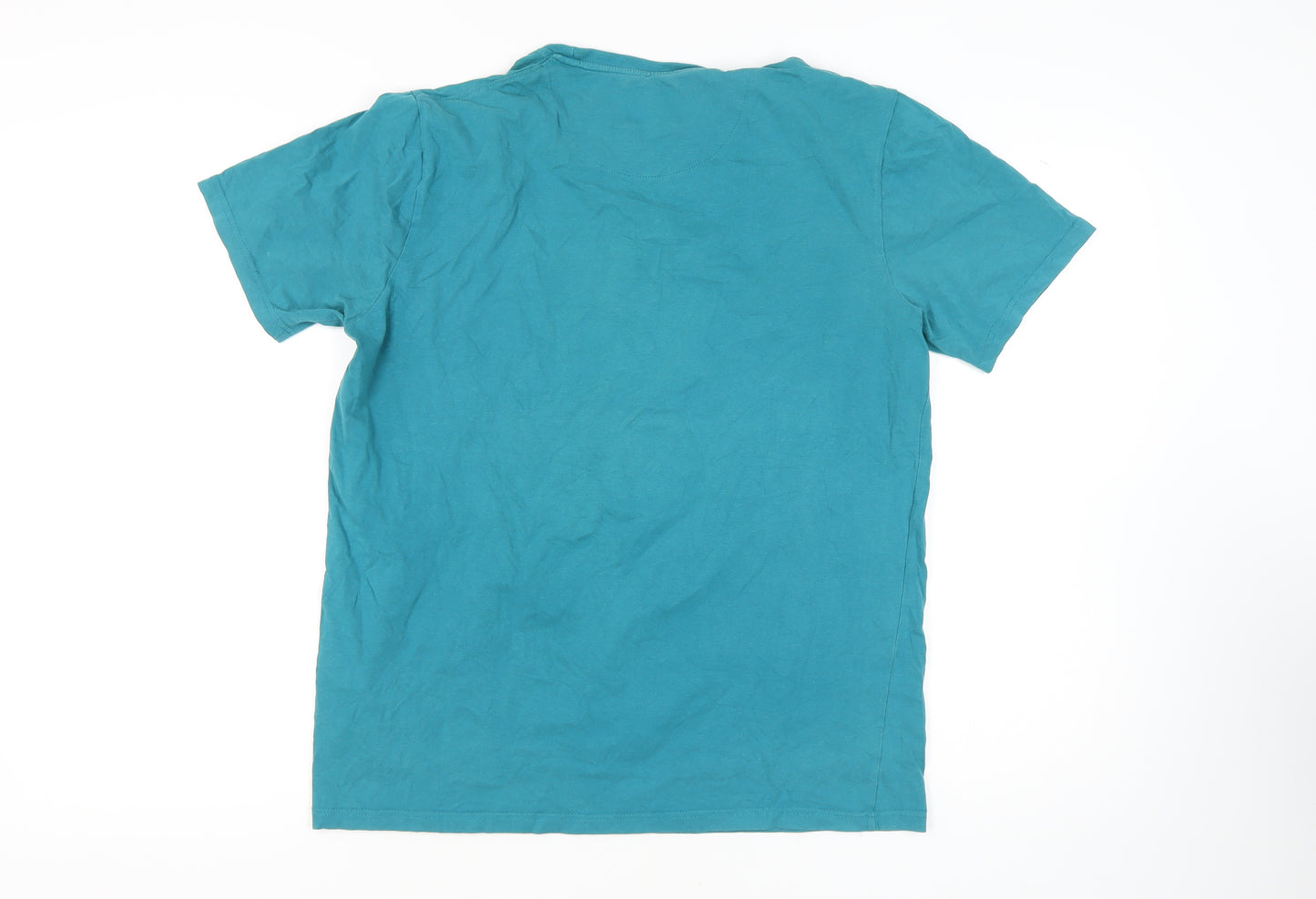 Cotton Nation Men’s Blue Graphic 2XL T-Shirt