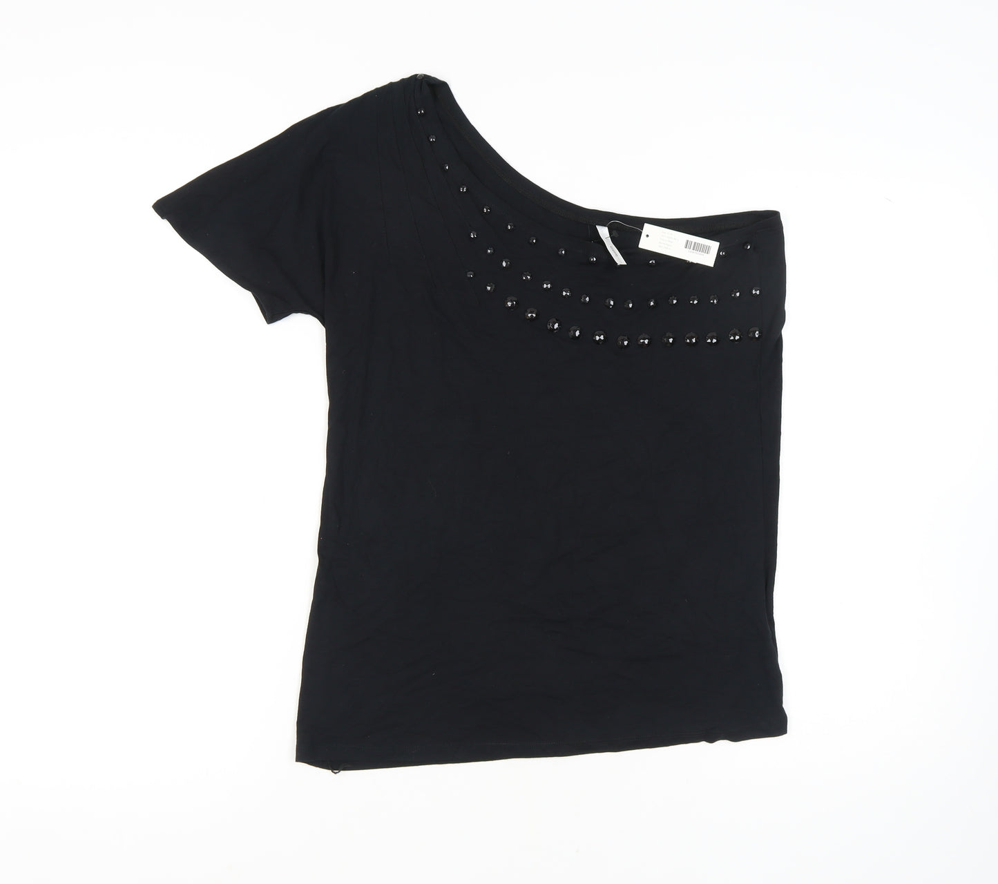 ethelaustin Women's Black Studded Top Size 16-18