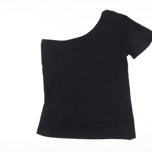 ethelaustin Women's Black Studded Top Size 16-18