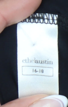 ethelaustin Women's Black Studded Top Size 16-18