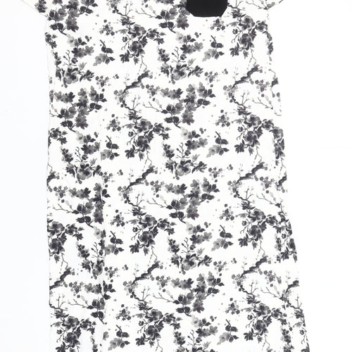Peacocks Women's Floral Nightshirt 10-12 Cotton