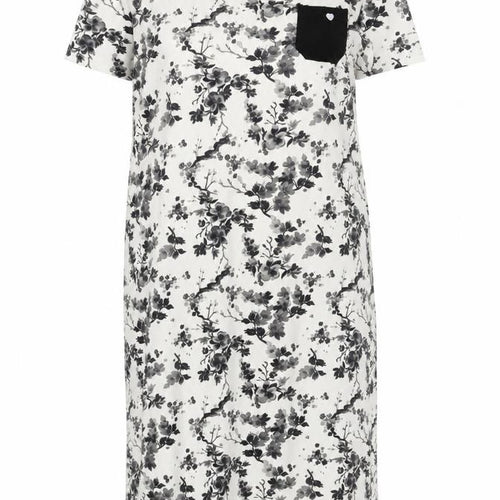 Peacocks Women's Floral Nightshirt 10-12 Cotton