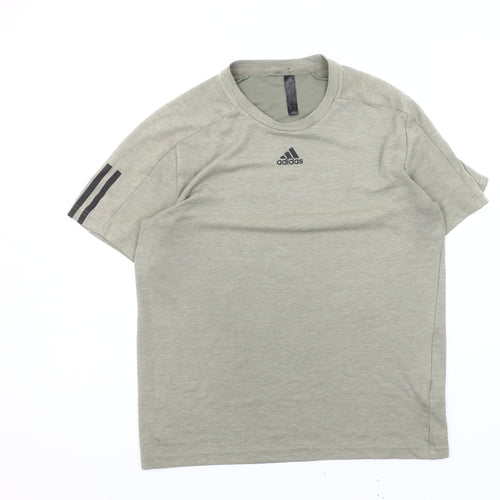 Adidas Men's Grey T-Shirt, Medium, Gym Wear