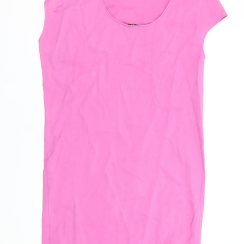 Agnona Women Pink Sleeveless Dress M - New