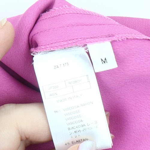 Agnona Women Pink Sleeveless Dress M - New