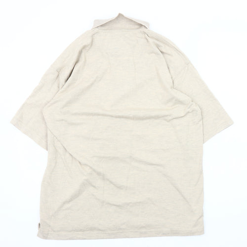 Principles Men's Beige Short Sleeve Polo