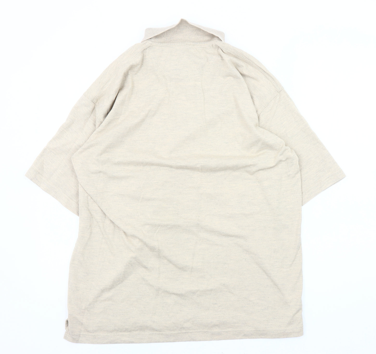 Principles Men's Beige Short Sleeve Polo