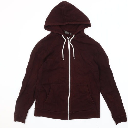 ASOS Men's Red Full Zip Hoodie Small Size