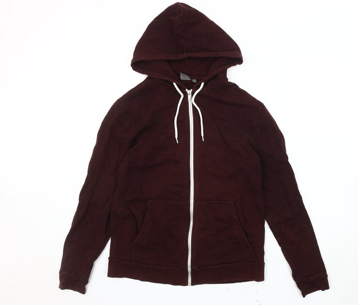 ASOS Men's Red Full Zip Hoodie Small Size